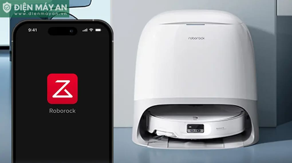 Robot hút bụi lau nhà Roborock Qrevo Curv 2 Pro - Trắng